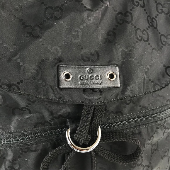 GUCCI GG Monogram Nylon Backpack - Picture 4 of 12